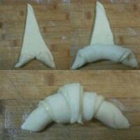 非常简单的奶酥牛角包