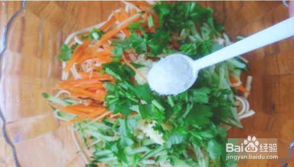 凉拌豆腐丝怎么做简单又好吃
