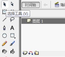 flash绘制一个卡通的木桶