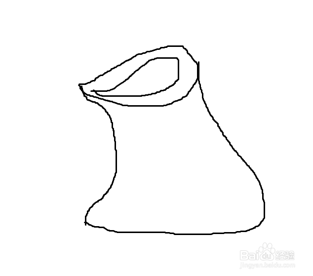 画图工具如何画一个水壶