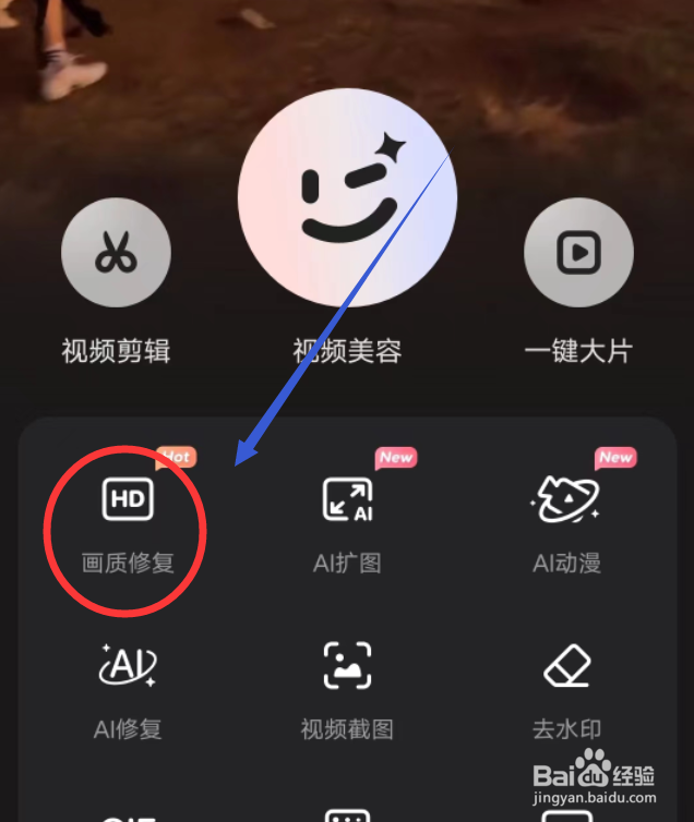 WINK 软件怎么进行画质修复