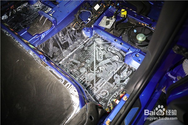 宝马16款328i胎噪隔音处理过程分享