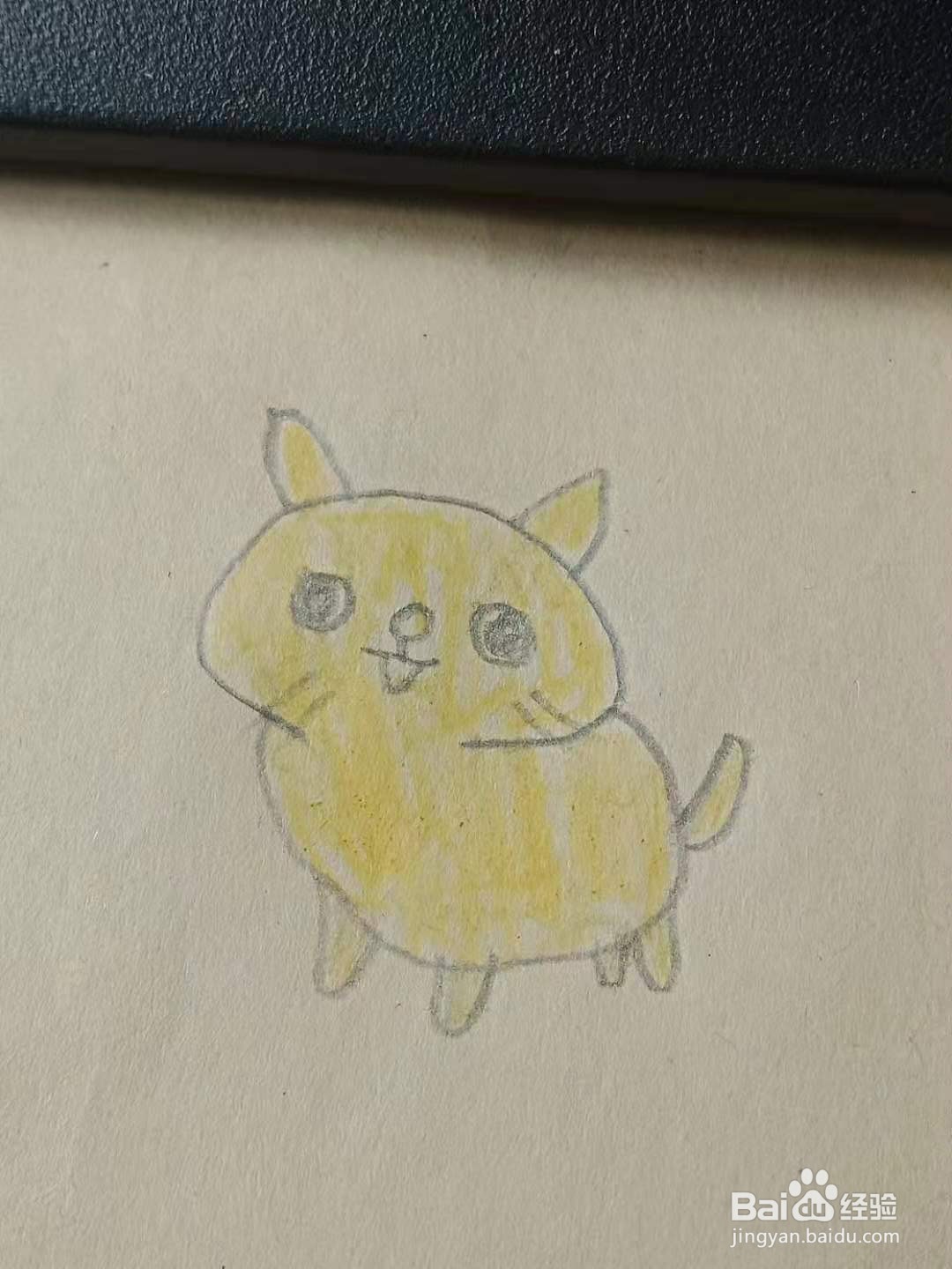 创意简笔画小猫