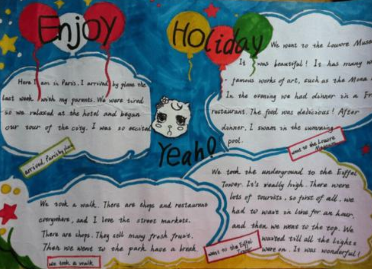 英语小报内容怎么写