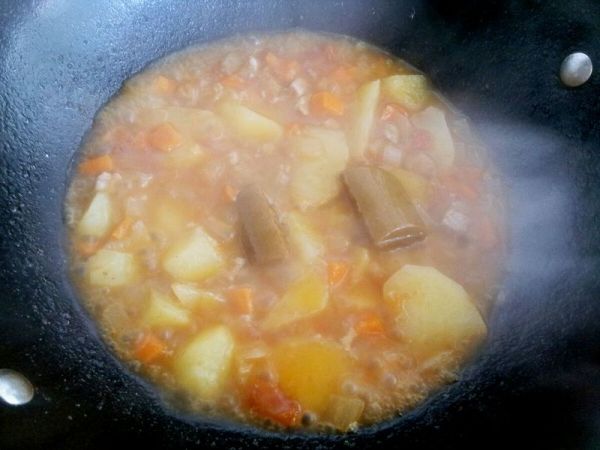 咖喱土豆胡萝卜饭