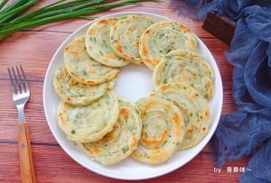 快手懒人版葱油饼,简单易做