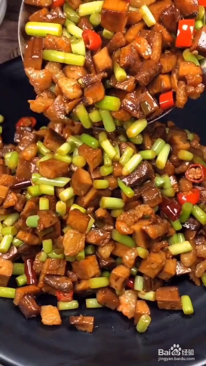 怎么做香干炒肉