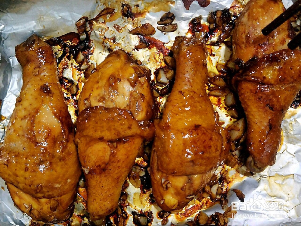 蒜蓉酱油鸡腿1怎么做