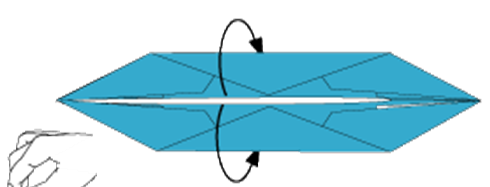 折纸技术：[4]小船折叠方法