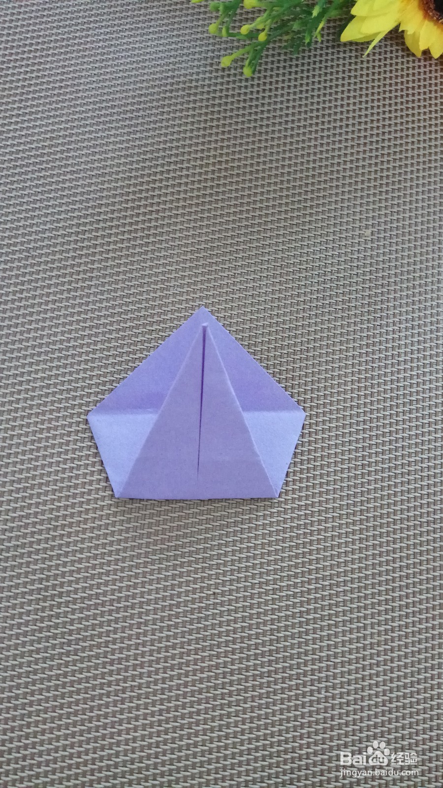 儿童折纸蘑菇的折法