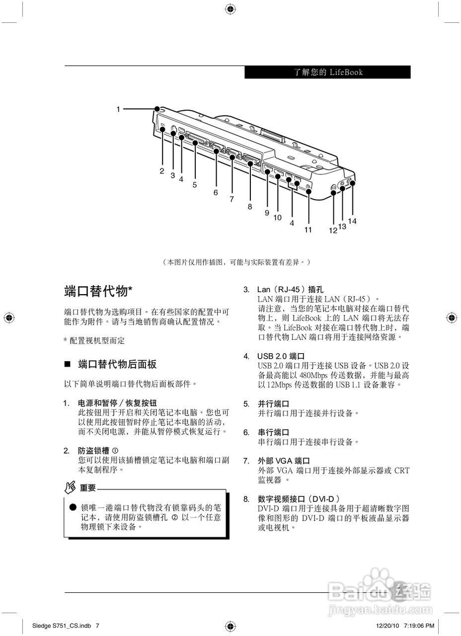 富士通Sledge S751笔记本电脑使用说明书:[2]