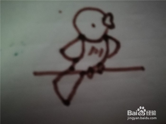怎么样用简笔画画小鸟