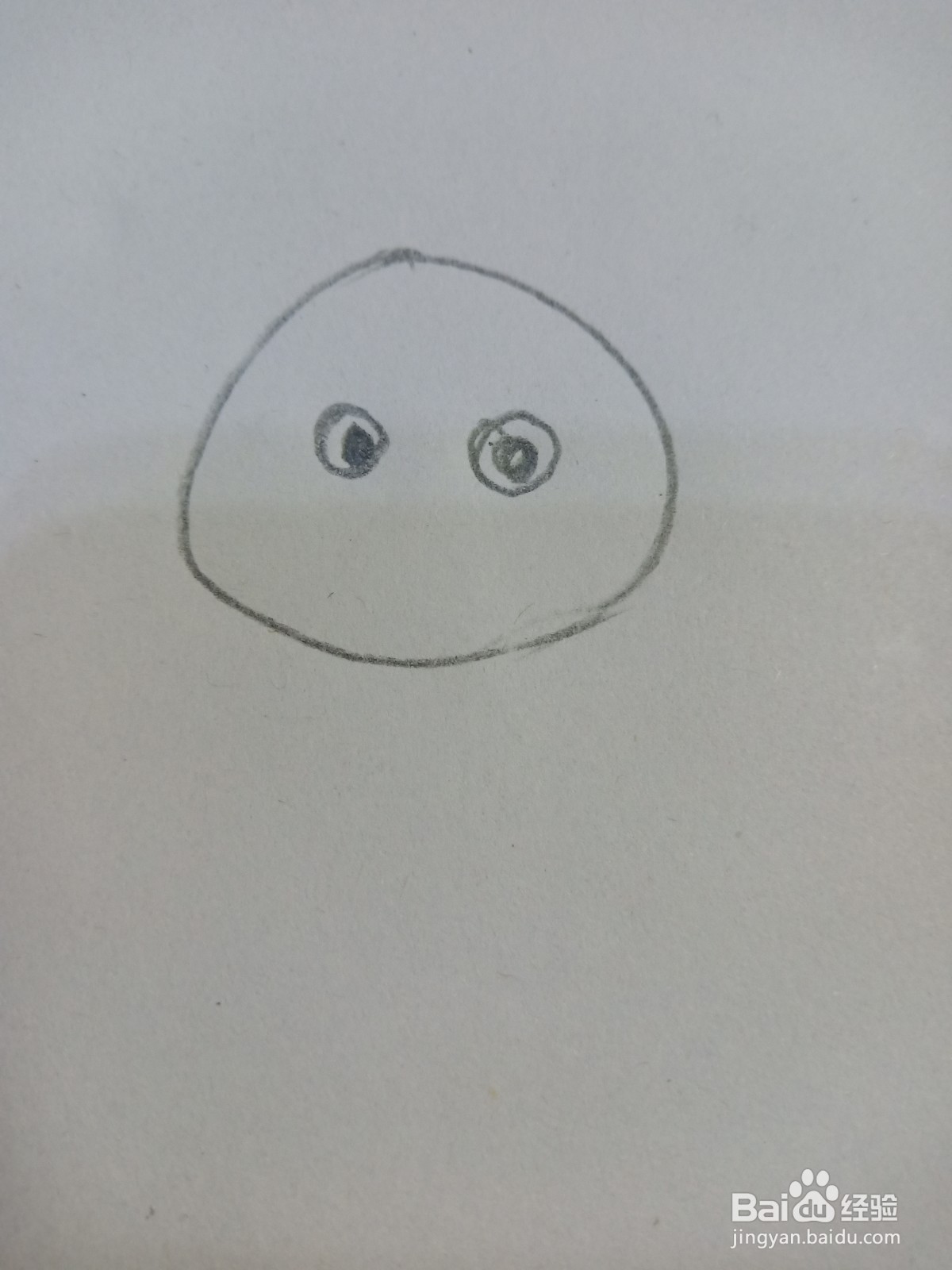 带铃铛小猫的简笔画