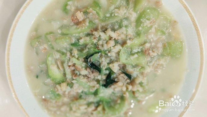 营养素菜花生米丝瓜的做法