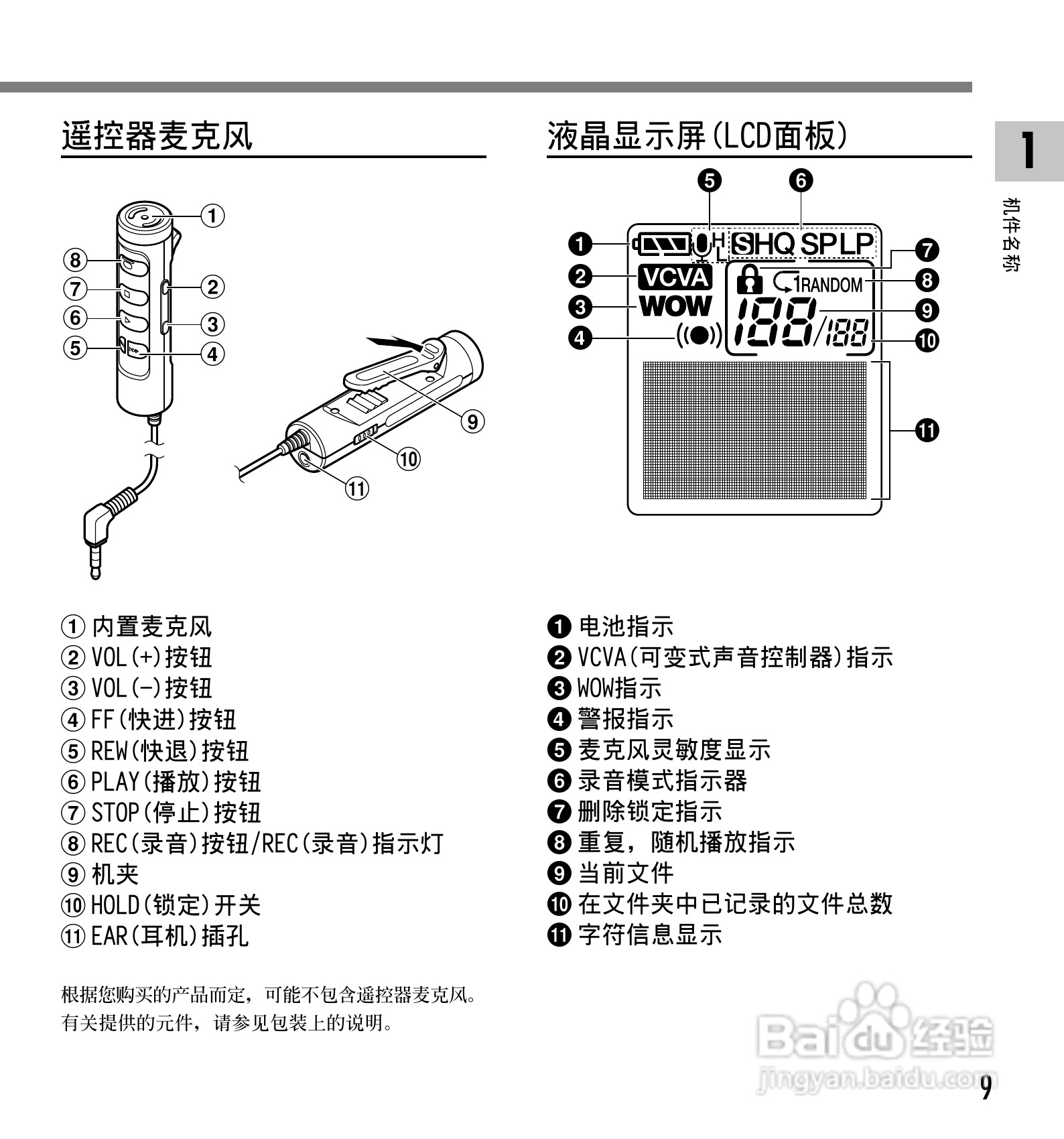 奥林巴斯录音笔DM-10型使用说明书:[1]