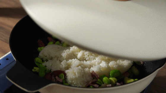 蚕豆焖饭怎么做