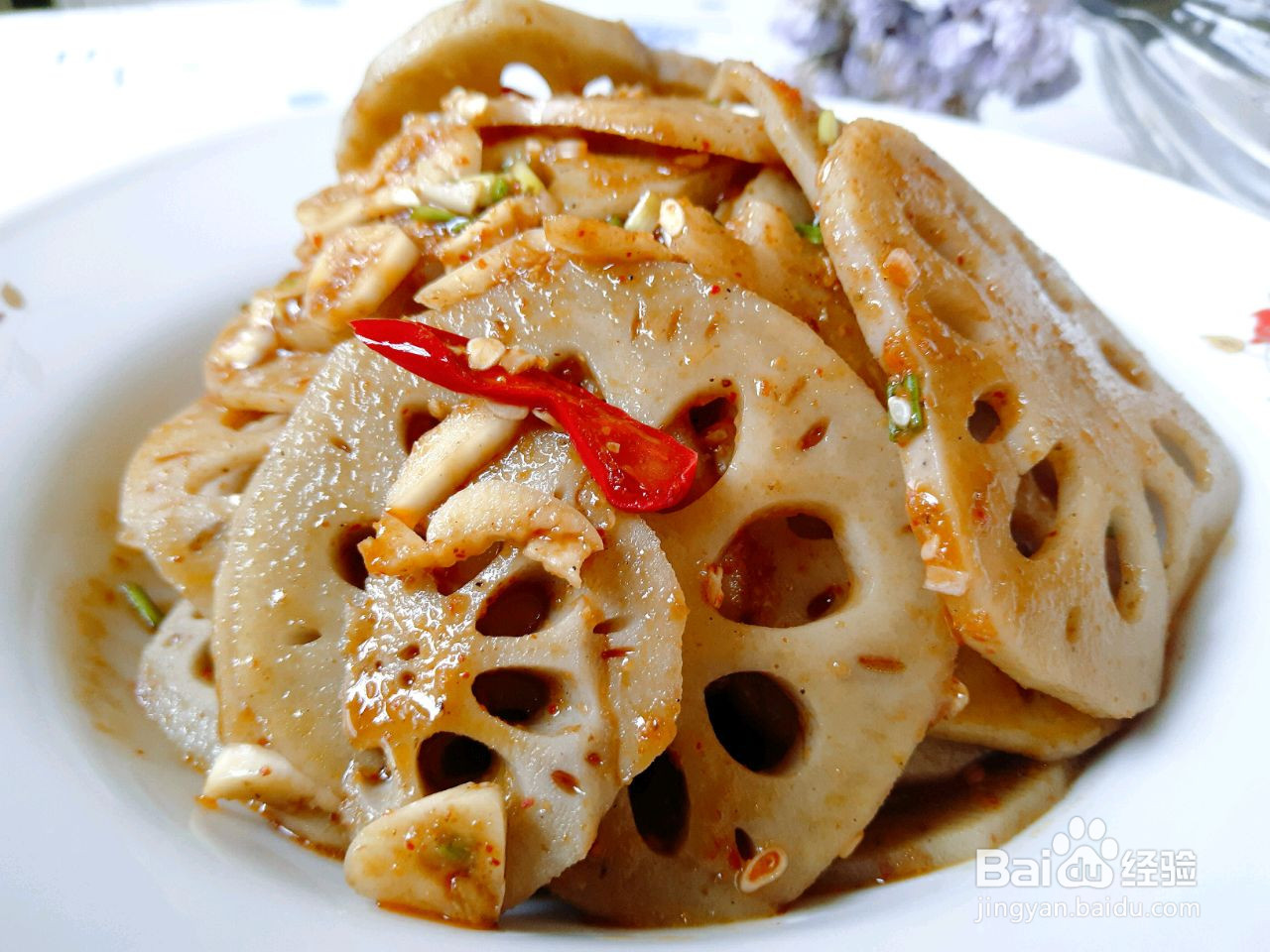 凉拌藕片的做法