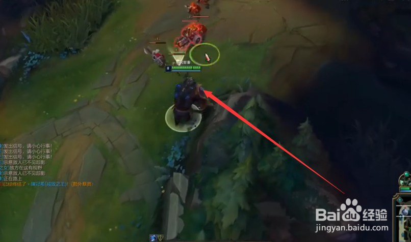 英雄联盟狗熊怎么清兵