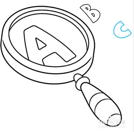 如何绘制放大镜