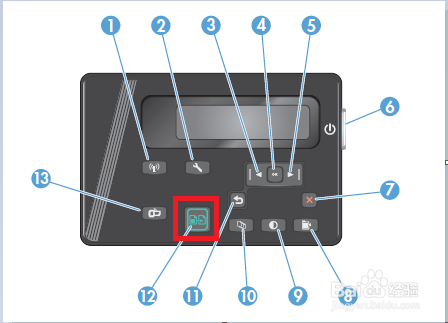 惠普m126a按键功能图解图片