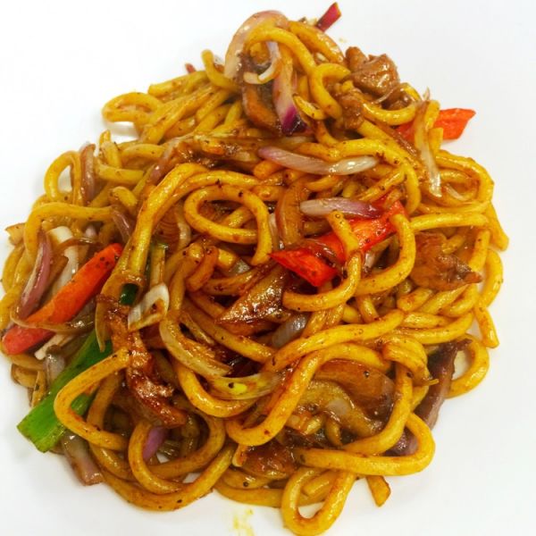 黑椒牛肉乌冬面