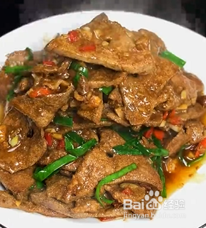 如何自制口感滑嫩的小炒猪肝?