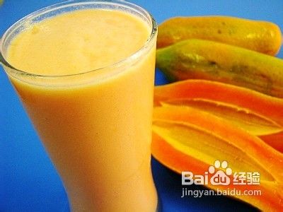 木瓜牛奶的做法 木瓜牛奶的做法大全(2)