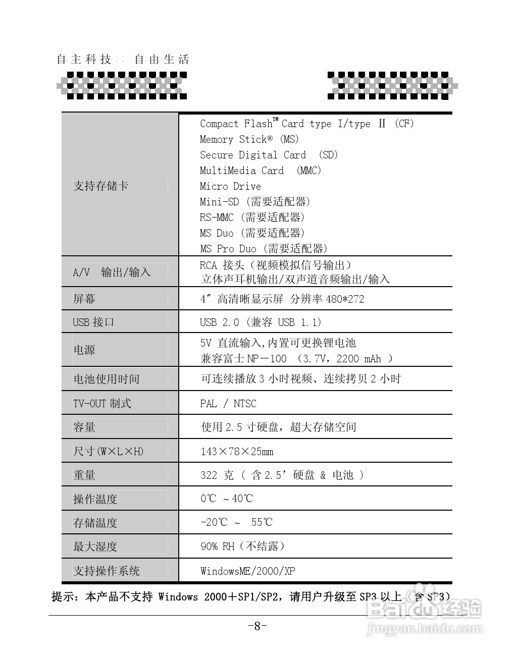 爱国者P8100数码相机伴侣王说明书:[1]