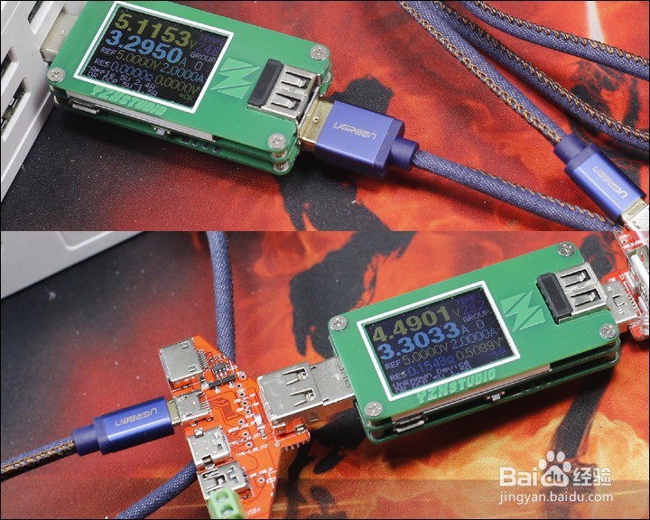 绿联1米牛仔M-USB数据线功能使用