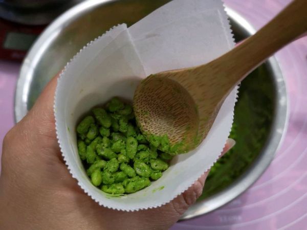 抹茶卜卜米圣诞树#令人羡慕的圣诞大餐#