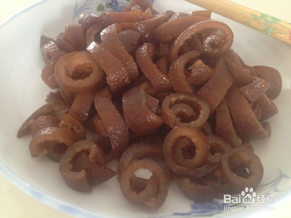 美容抗皱食品---卤猪皮