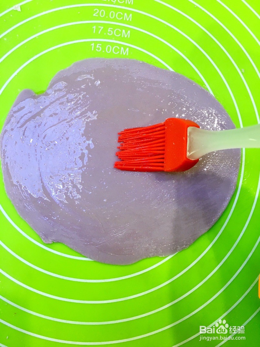 紫甘蓝葱油饼怎么做