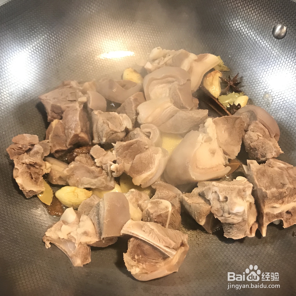 美食教学之枝竹羊腩煲!