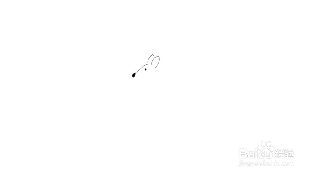 袋鼠简笔画教程