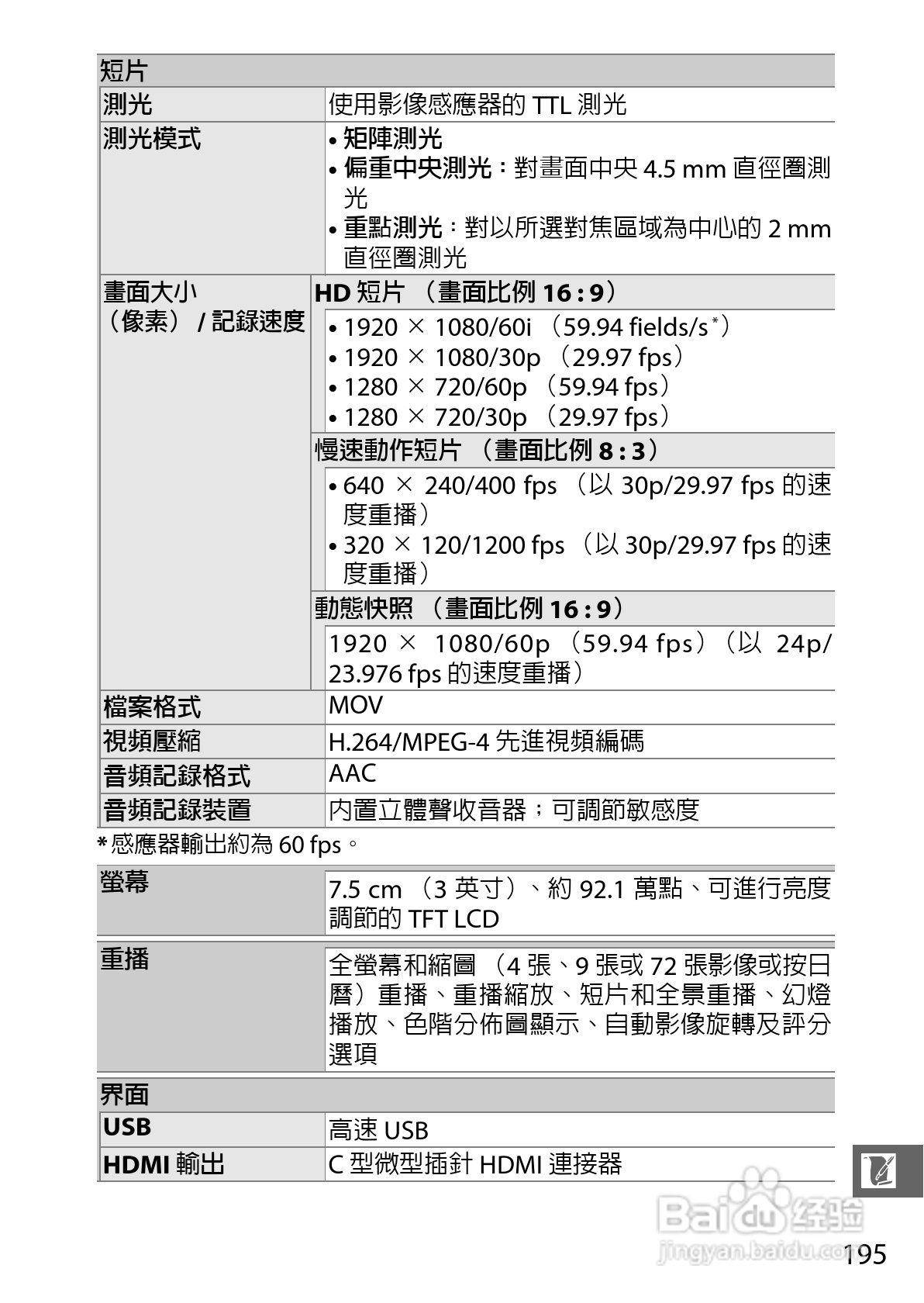 尼康Nikon 1 J3数码相机说明书:[22]
