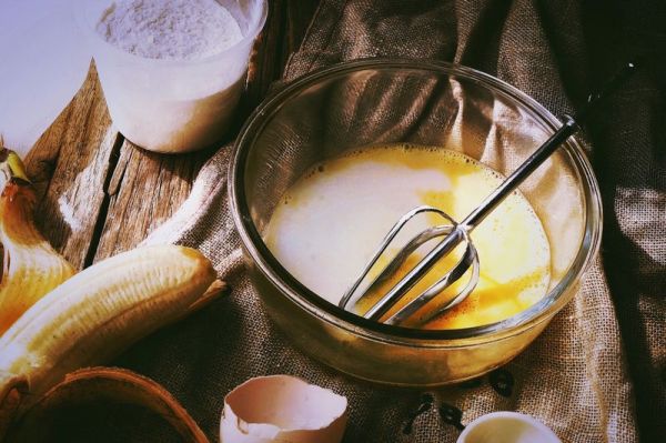 奶油水果可丽饼