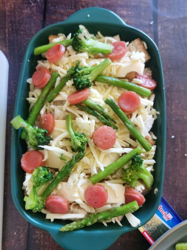 全麦吐司芦笋鲜虾披萨