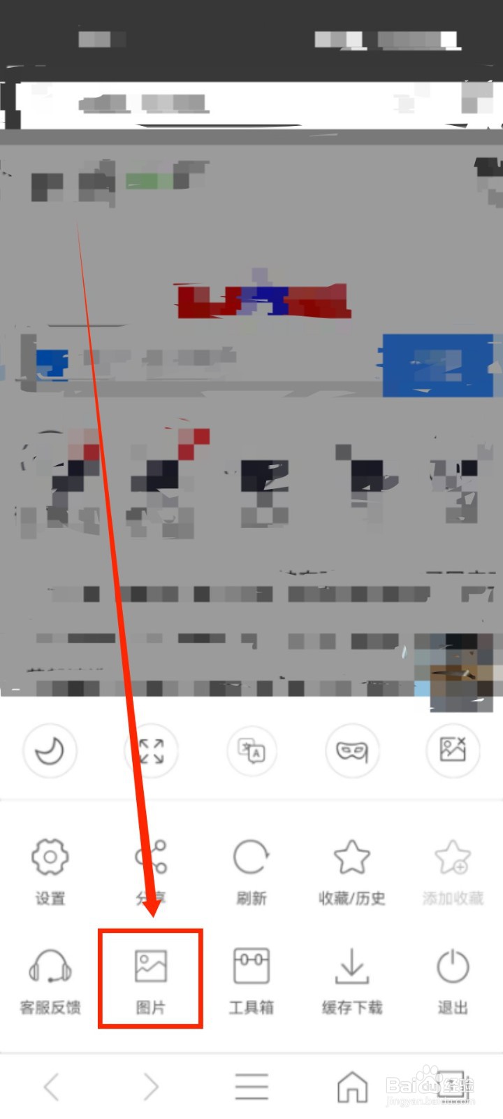 私密浏览器查看下载图片的方法？