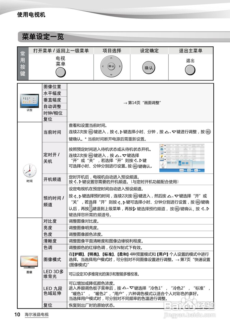 海尔LE42A300液晶彩电使用说明书