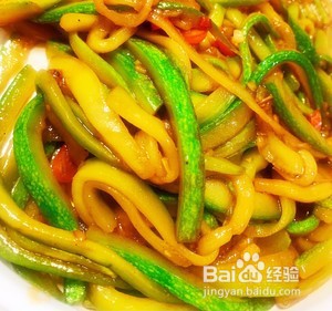 小炒西葫芦的制作方法