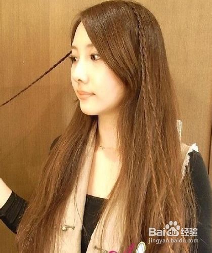 马尾+辫子的混搭扎发让你浪漫的度过七夕