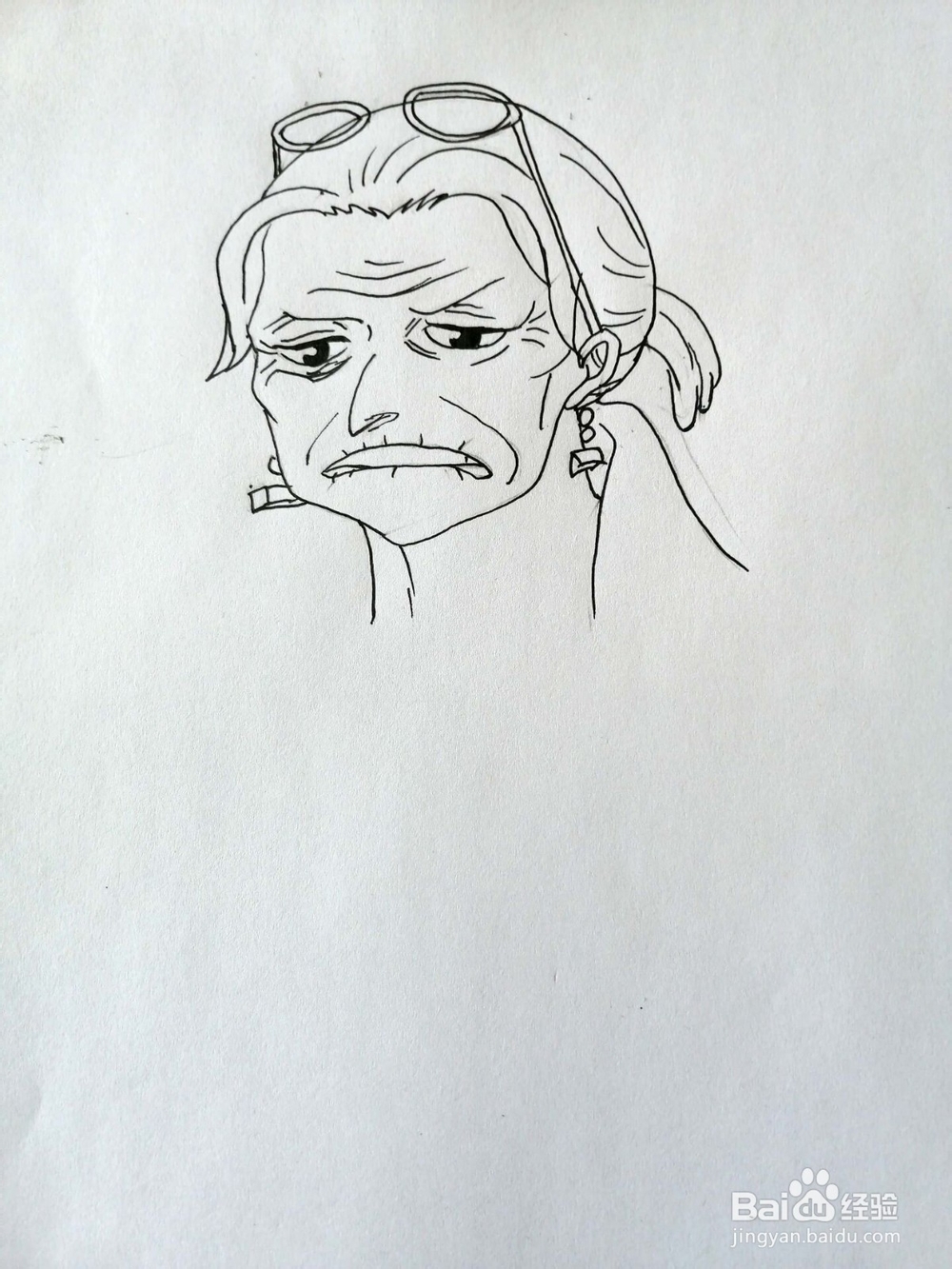 《航海王》系列之鹤简笔画