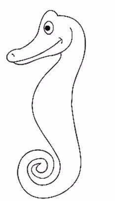 简笔画系列：如何画出一只可爱的小海马