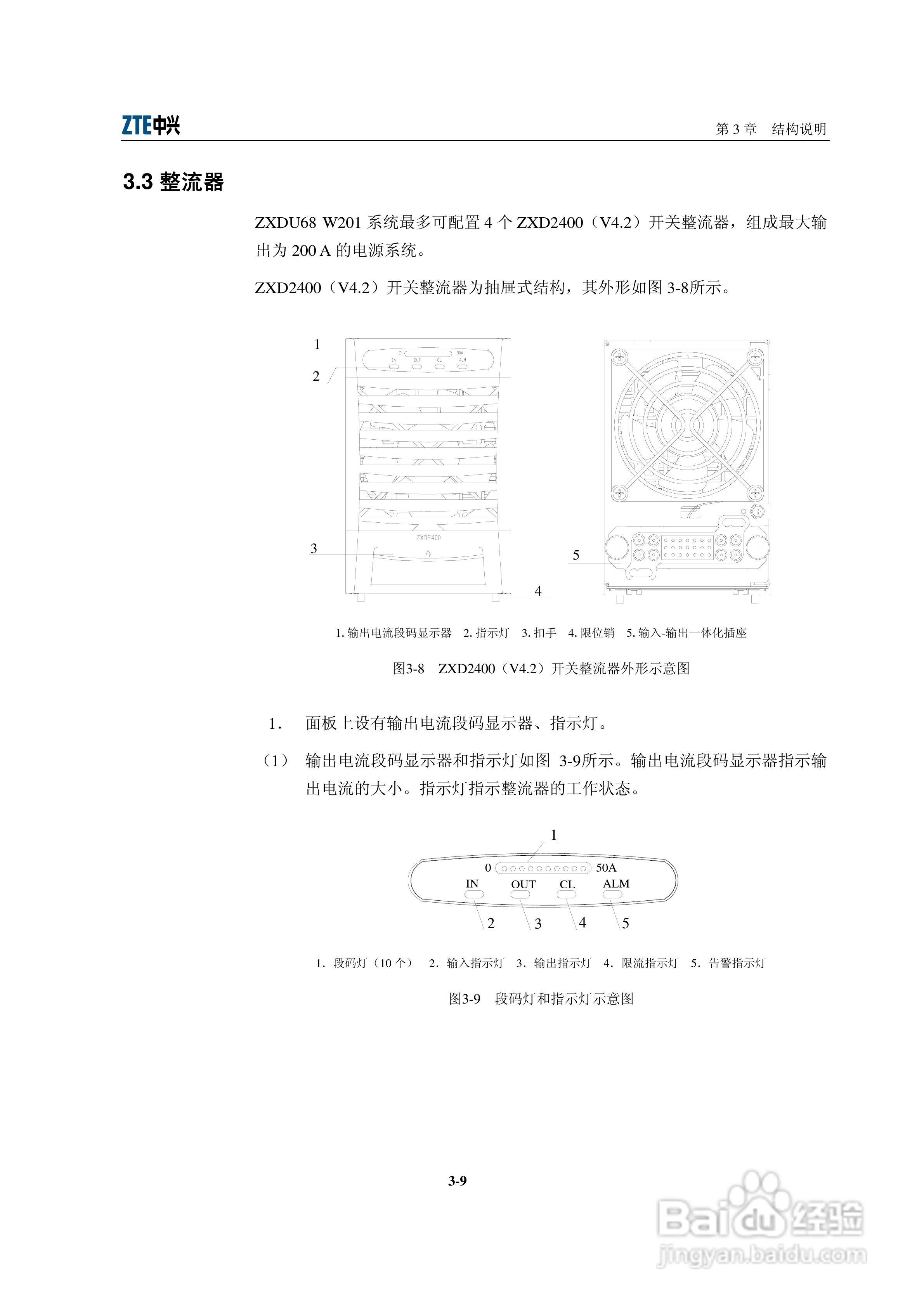 ZXDU68 W201(V1.0)50A系列组合电源用户手册:[3]