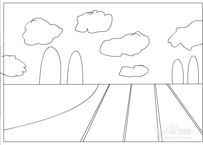 flash如何绘制一个跑道的背景