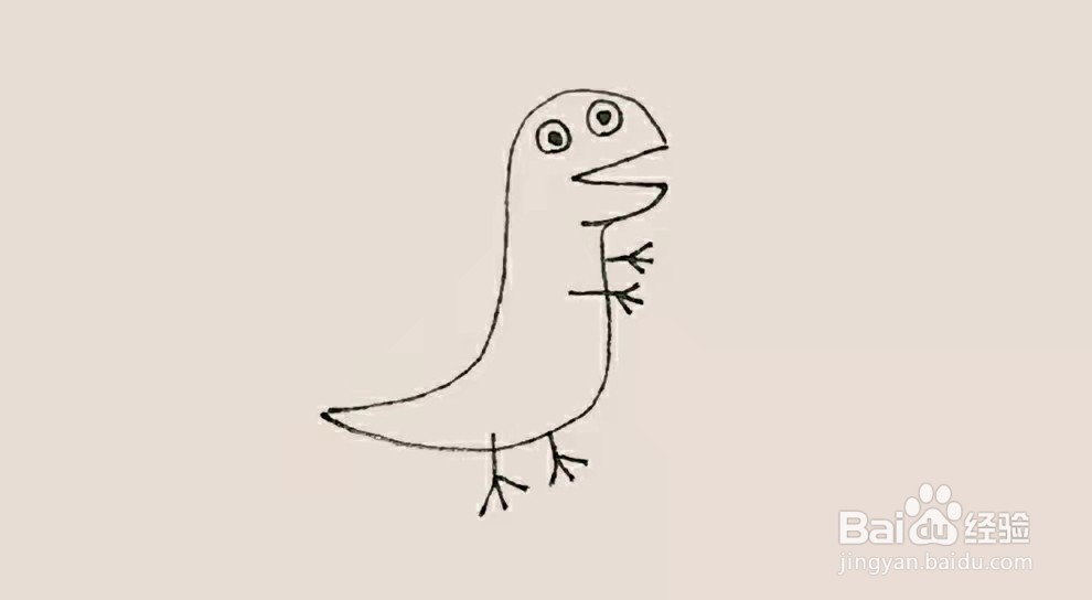 乔治的恐龙画法图片