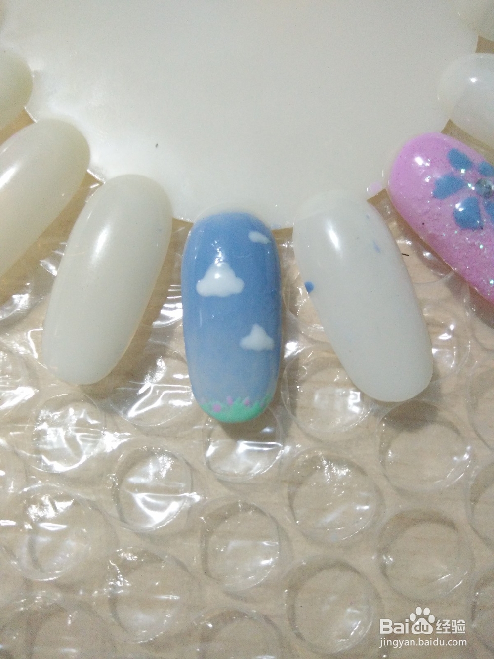 新手如何做小清新美甲