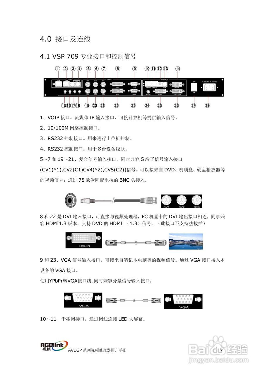 厦门视诚VSP709视频处理器用户手册V1.1:[1]
