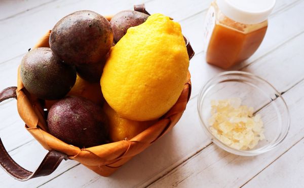 百香果蜂蜜柠檬茶