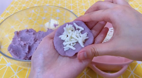 芋泥芝士仙豆糕